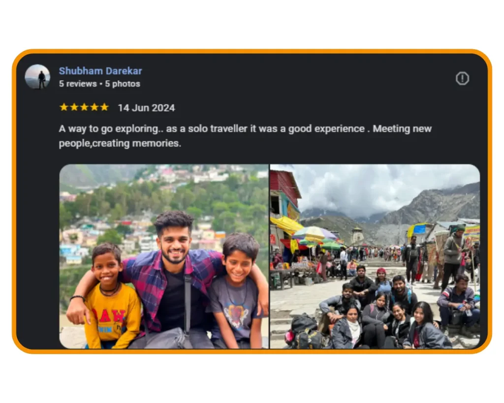 Kedarnath Group Trips Reviews