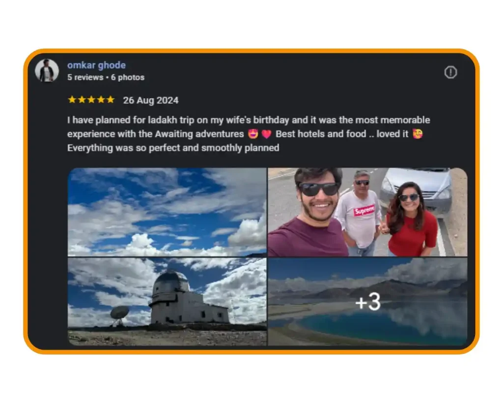 Leh Ladakh with Hanle Review