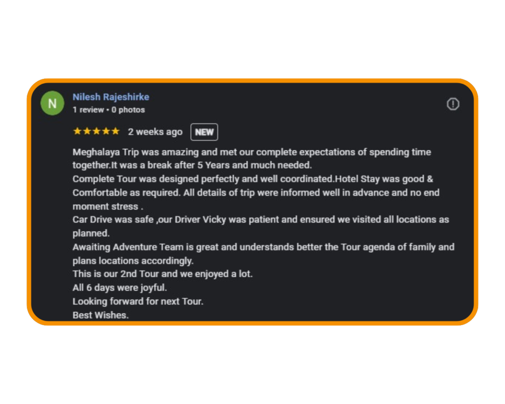 Meghalaya Family Trip