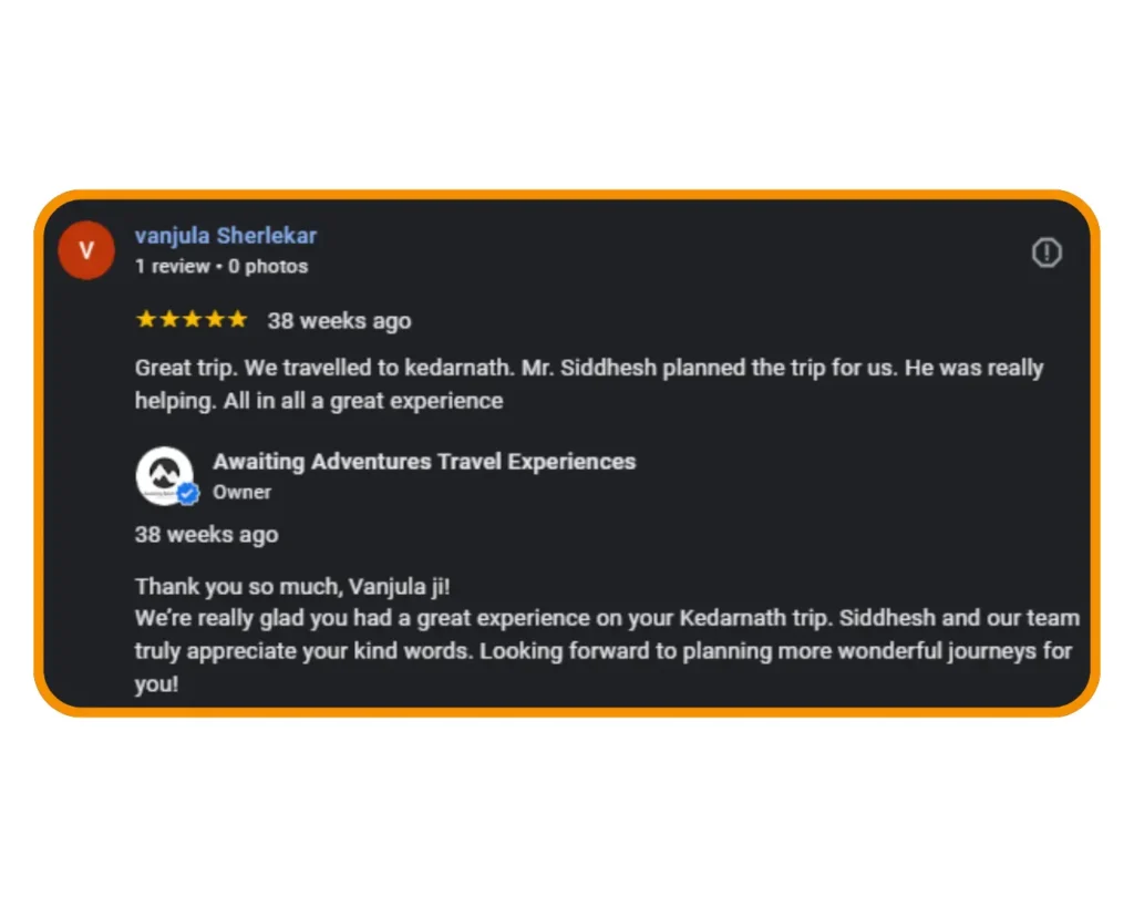 Kedarnath Trips Reviews