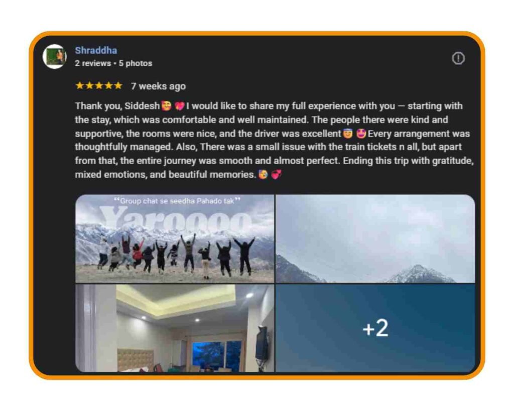 Spiti Valley Happy Review